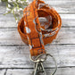 Clemson | Lanyard | Approved Crafter License Holder | Badge Holder | Lanyards | Teacher Lanyard | ID Holder | Lanyard for Keys