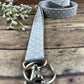 Handmade Polka Dot Lanyard, Cute Lanyard with ID holder, Popular Right Now, Teacher Lanyard with ID holder, Gray Lanyard, Librarian Gifts