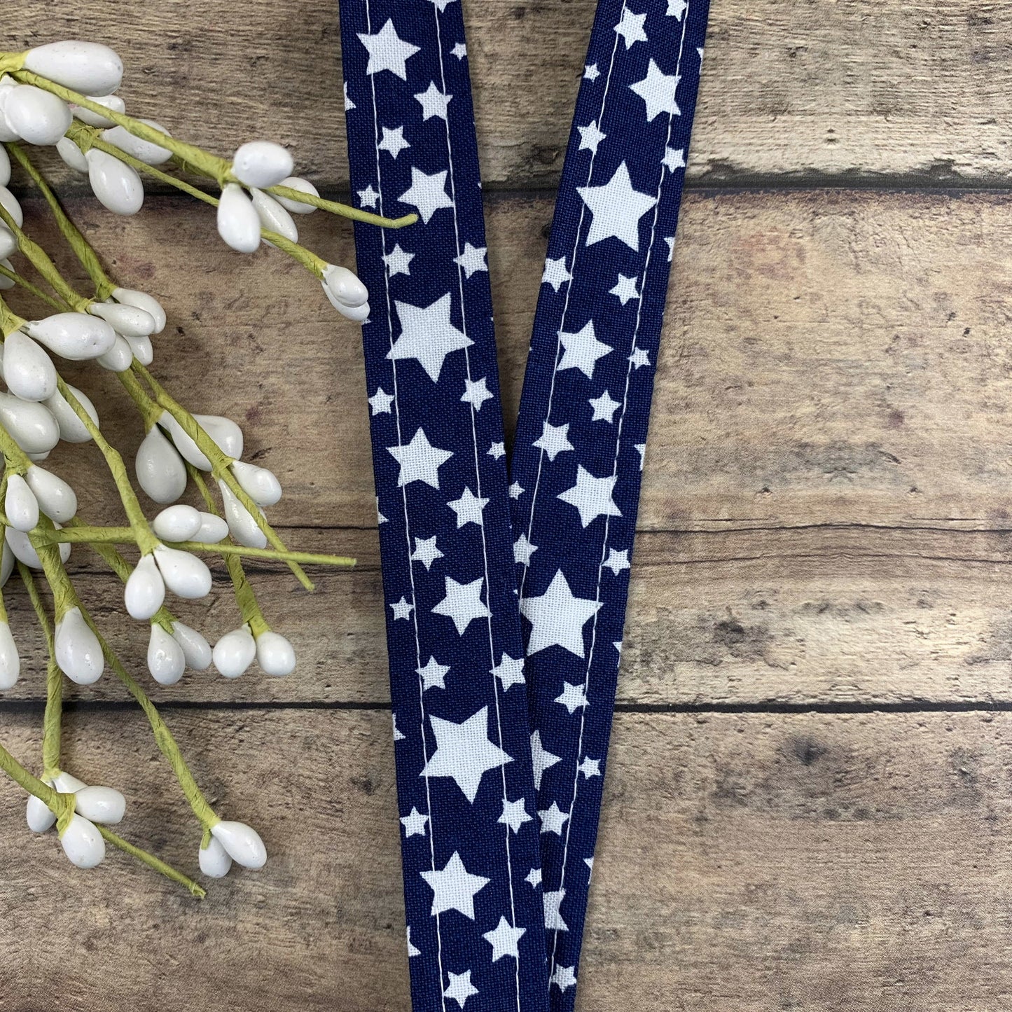 Handmade Stars Lanyard, Cute Lanyard with ID holder, Patriotic Lanyard, Teacher Lanyard with ID holder, Lanyard for keys, Librarian Gifts