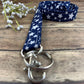Handmade Stars Lanyard, Cute Lanyard with ID holder, Patriotic Lanyard, Teacher Lanyard with ID holder, Lanyard for keys, Librarian Gifts