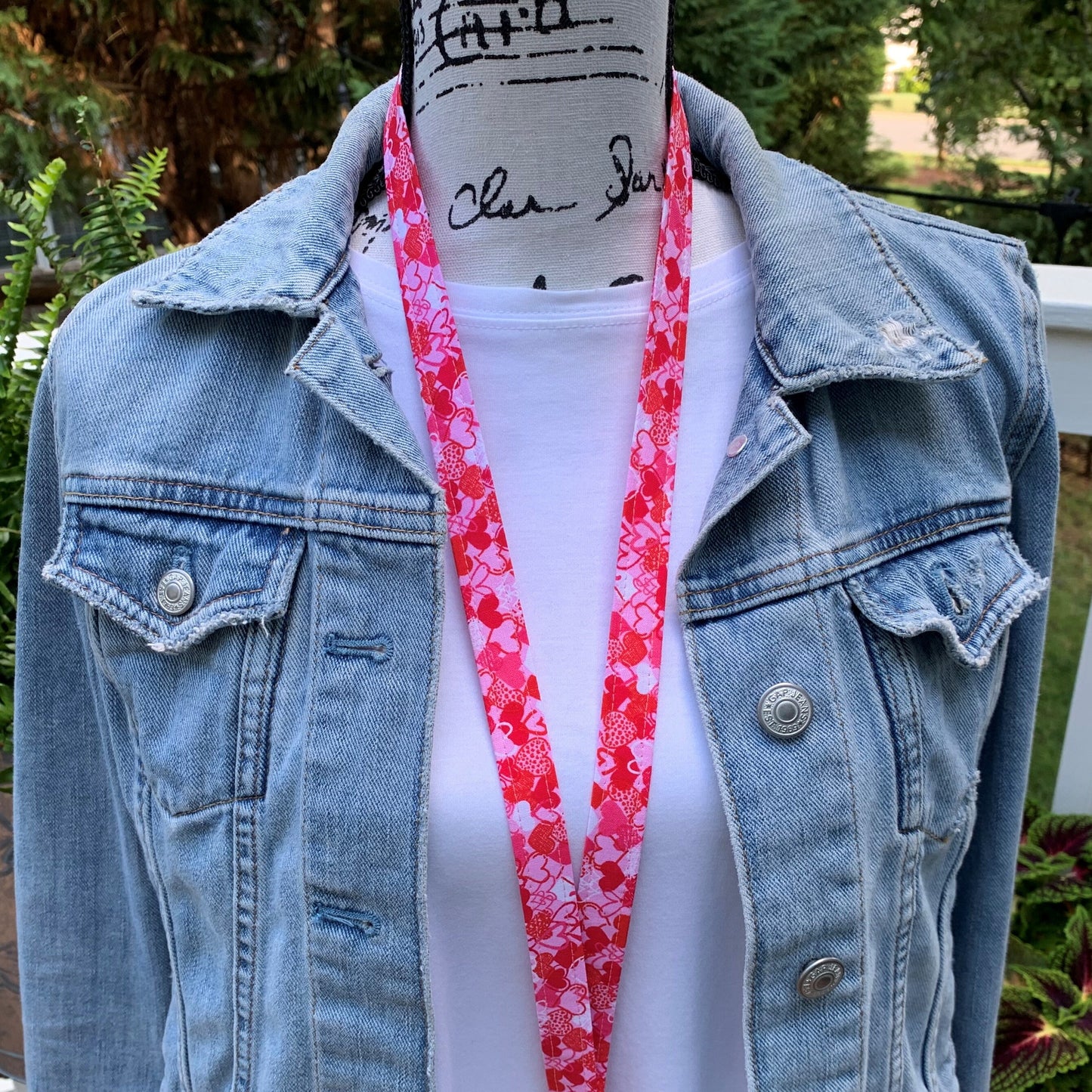 Handmade Cute Lanyard, Popular Right Now, Teacher Lanyard with ID Holder, Name Badge Holder, New Teacher Gift, Cute Badge Holder, Valentine