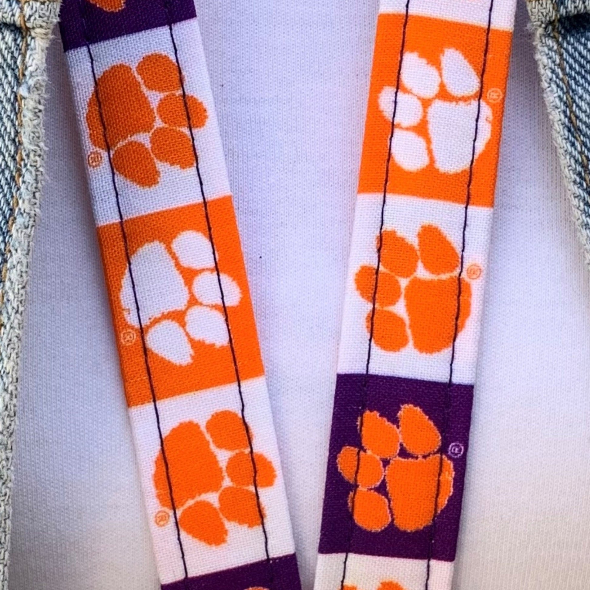 Clemson Lanyard | Approved Crafter License Holder | Clemson University | Clemson Tigers | College Gifts | Lanyard for Keys| Graduation gifts