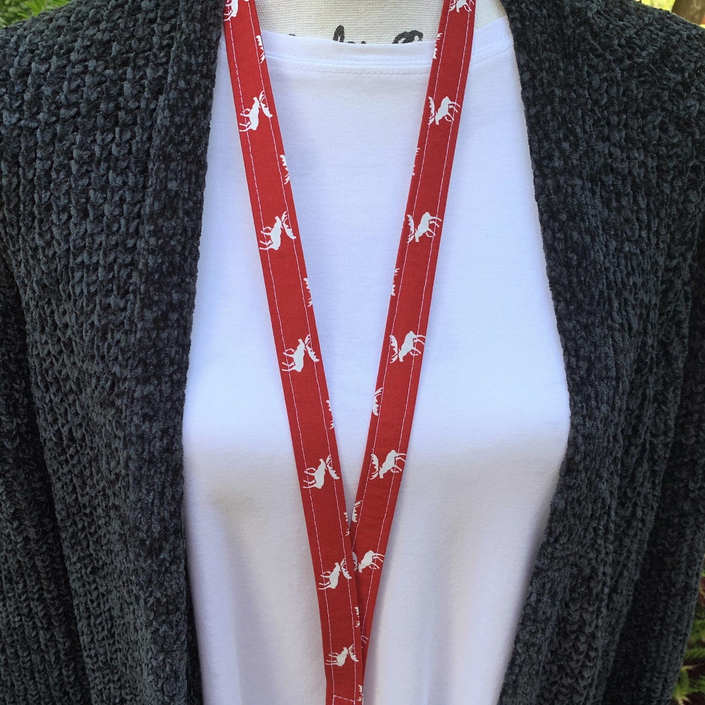 Handmade Moose Lanyard, Cute Lanyard with ID holder, Popular Right Now, Teacher Lanyard with ID holder, Moose Gift , Librarian Gifts