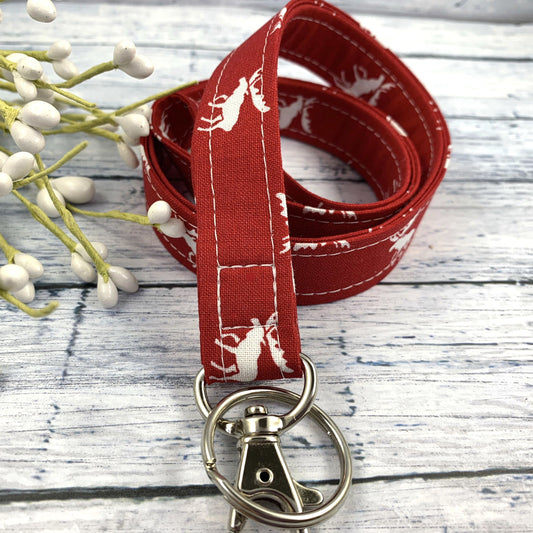 Handmade Moose Lanyard, Cute Lanyard with ID holder, Popular Right Now, Teacher Lanyard with ID holder, Moose Gift , Librarian Gifts