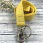 Polka Dot Lanyard, Cute Lanyard with ID holder, Popular Right Now, Teacher Lanyard with ID holder, Yellow Lanyard, High School Teacher