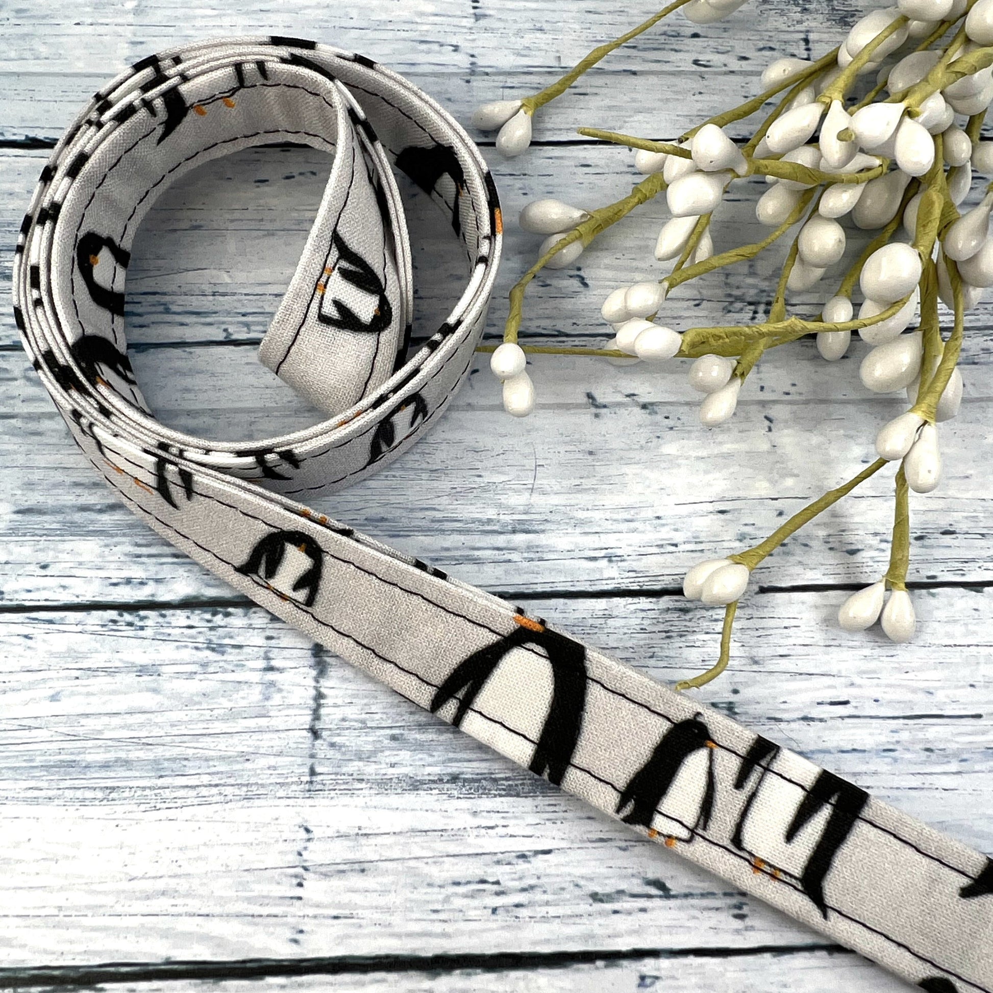 Handmade Penguin Lanyard,  Popular Right Now, Teacher Lanyard, New Teacher Gifts, Penguin Gift, Cute Lanyard for Keys, Penguin Lover's