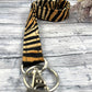 Handmade Tiger Print Lanyard, Cute Lanyard with ID holder, Popular Right Now, Teacher Lanyard with ID holder, Animal Print, Librarian Gifts