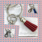 Handmade Stars Lanyard, Cute Lanyard with ID holder, Patriotic Lanyard, Teacher Lanyard with ID holder, Lanyard for keys, Librarian Gifts