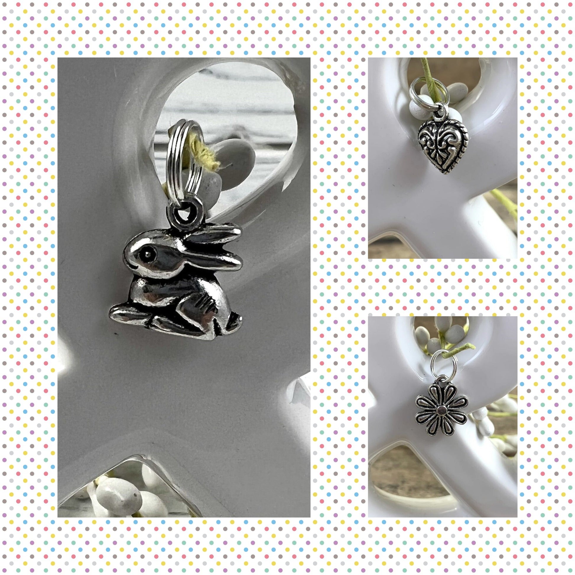 Easter Eggs Fabric Lanyard