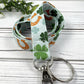 St. Patrick's Day Lanyard, Cute Lanyard with ID holder, Popular Right Now, Teacher Lanyard with ID holder, St. Patricks Day Gift, Clovers