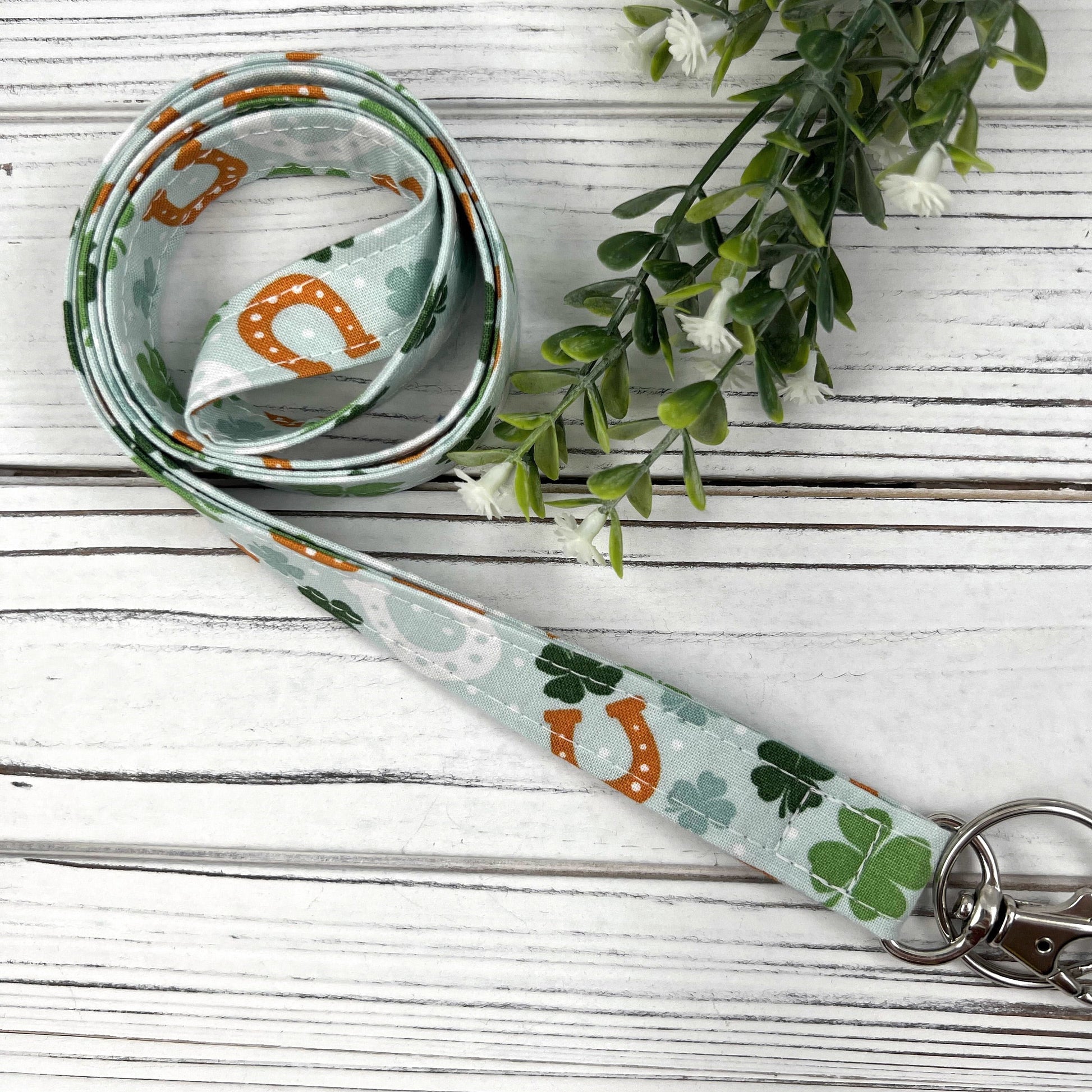 St. Patrick's Day Lanyard, Cute Lanyard with ID holder, Popular Right Now, Teacher Lanyard with ID holder, St. Patricks Day Gift, Clovers
