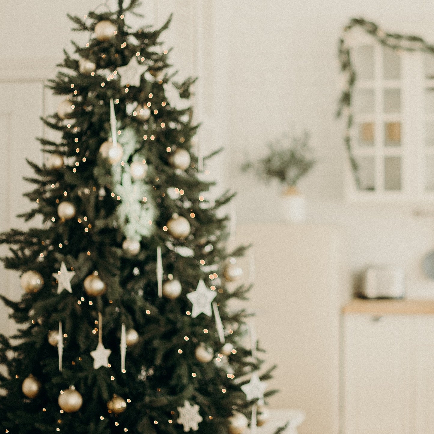 Christmas Lanyard with Christmas Trees