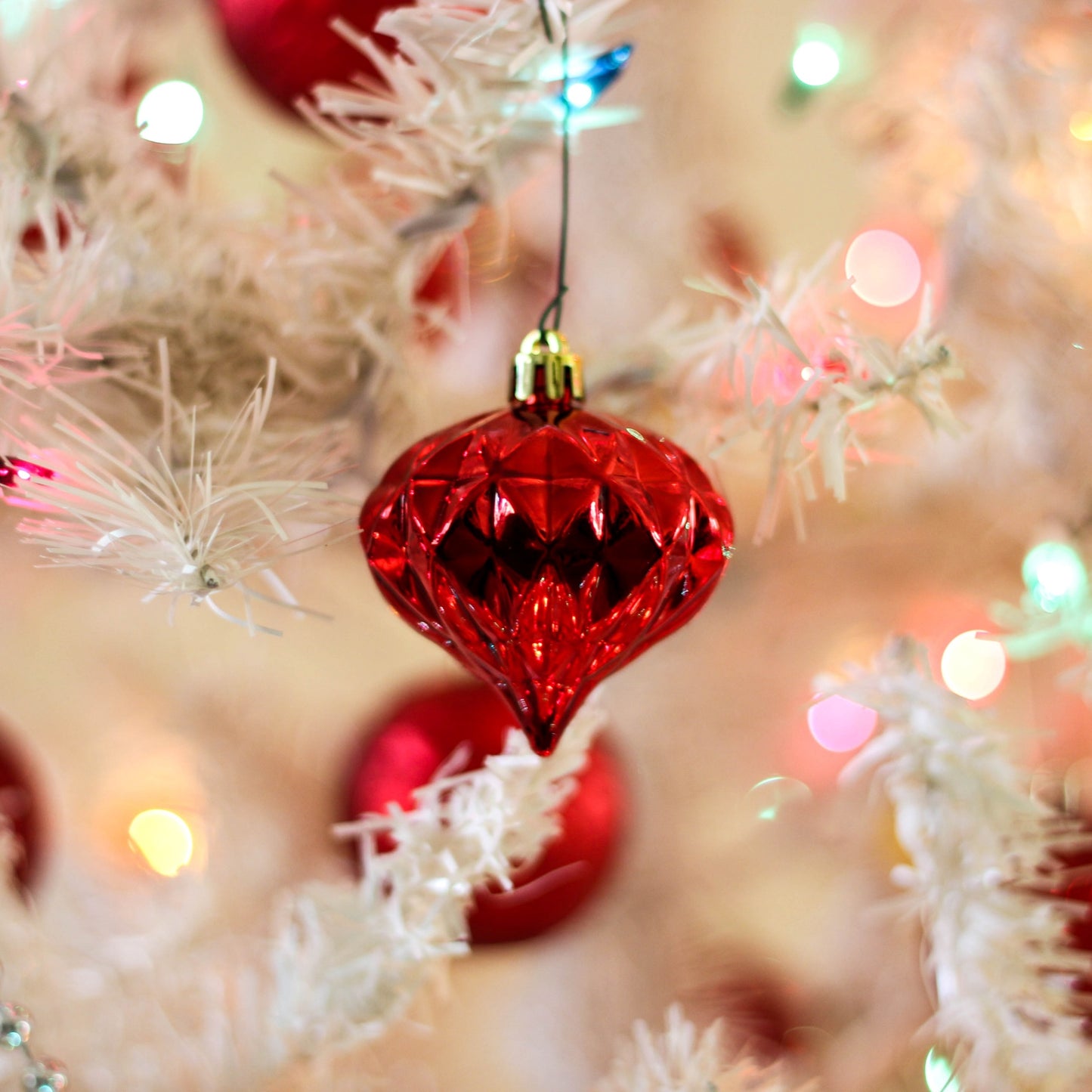 Christmas Lanyard with Holly Leaves and Berries